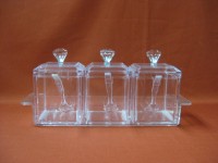 Acrylic Set of Mutiple Sugar Pots II