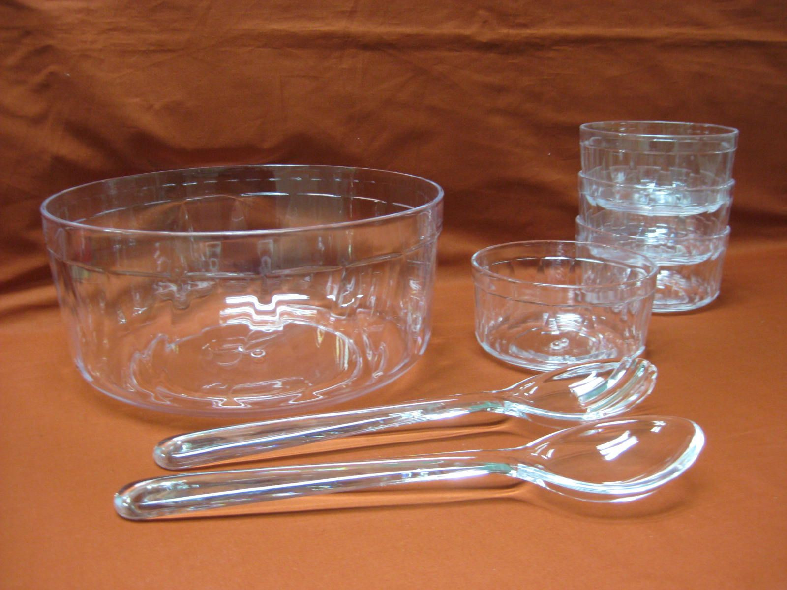 Acrylic 7 Pcs Salad Serving Bowl II