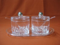 Acrylic Set of Mutiple Sugar Pots I
