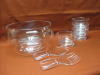 Acrylic 7 Pcs Salad Serving Bowl II