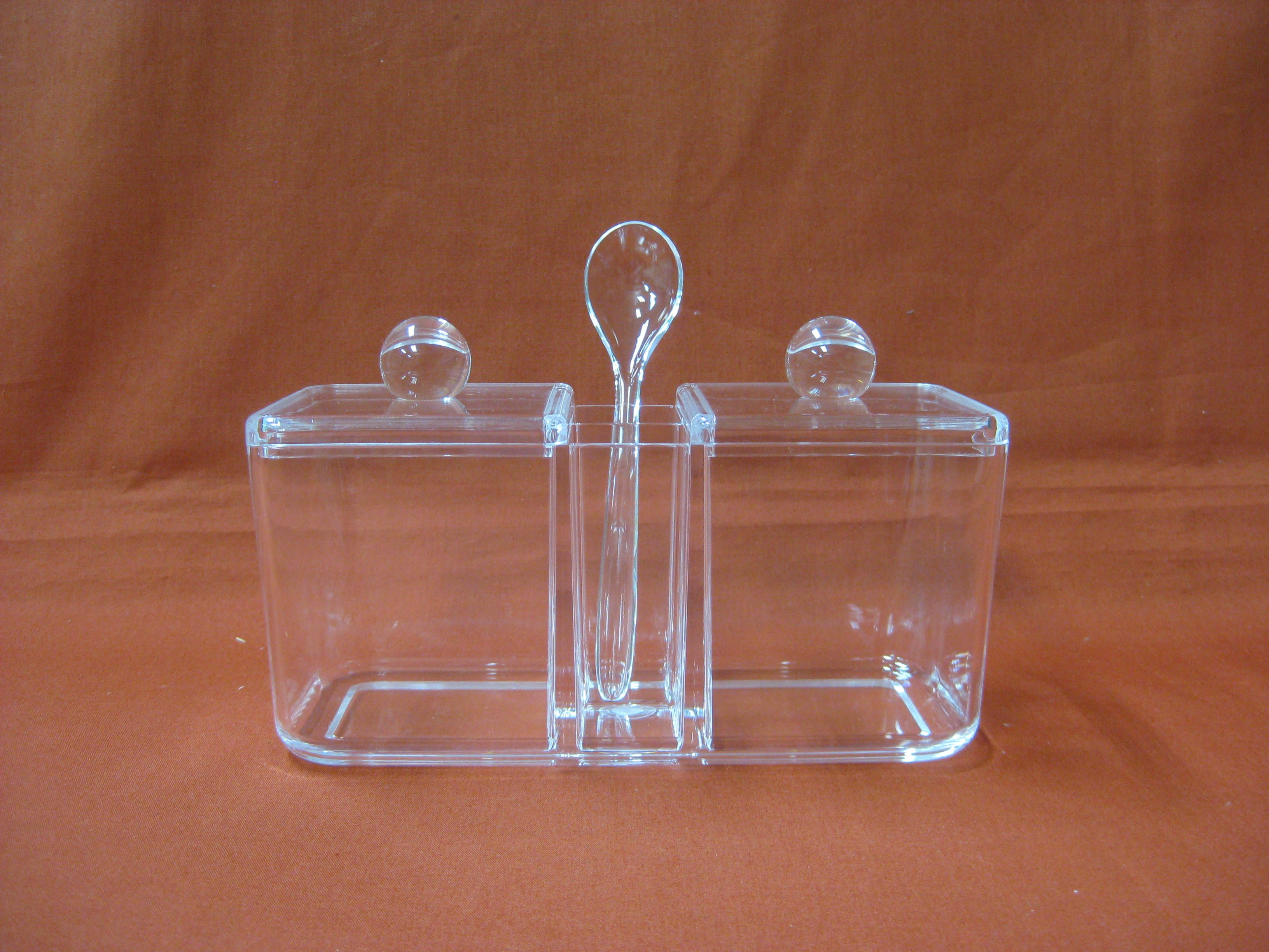 Acrylic Set of Mutiple Sugar Pots I