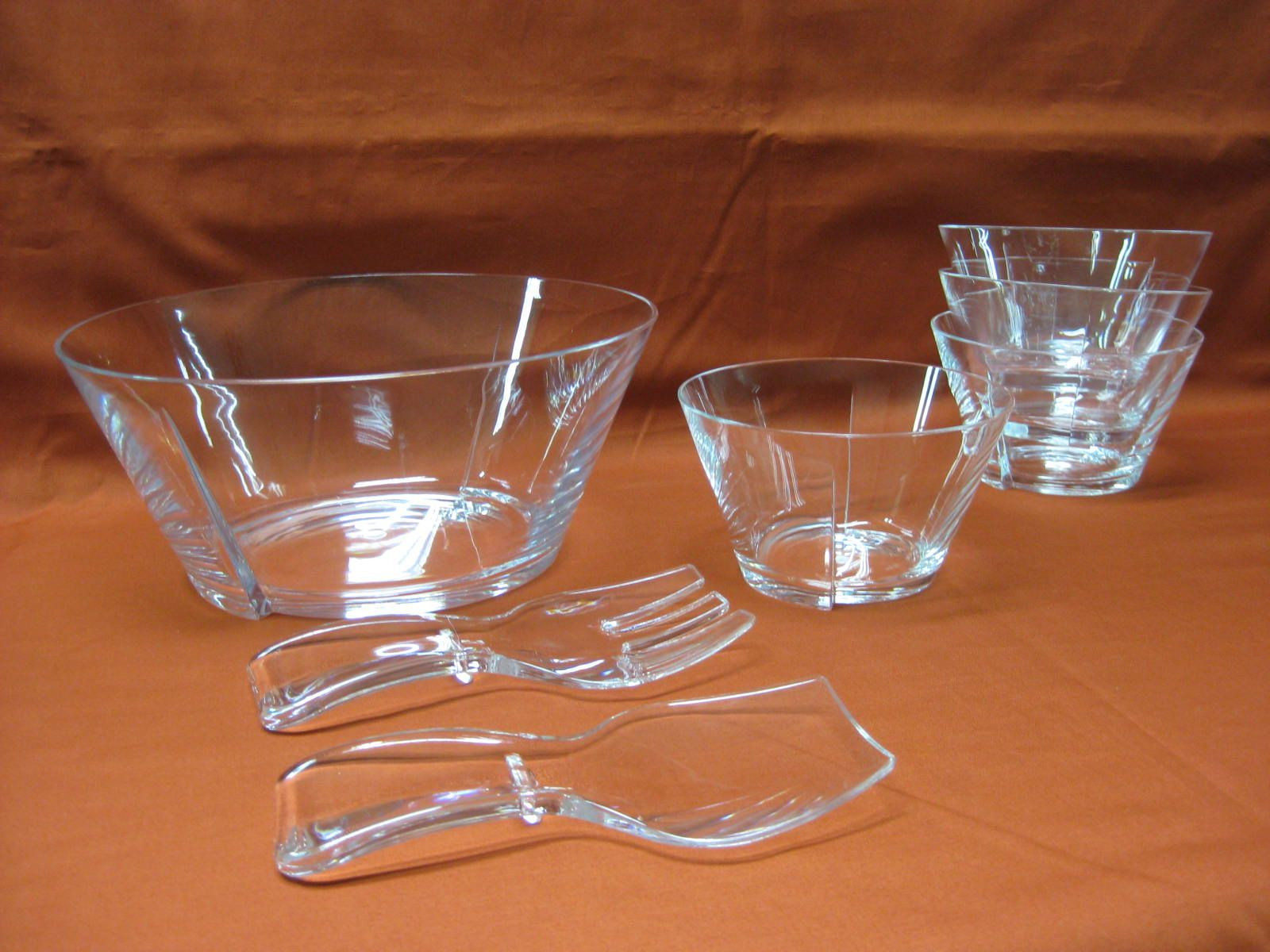 Acrylic 7 Pcs Salad Serving Bowl II
