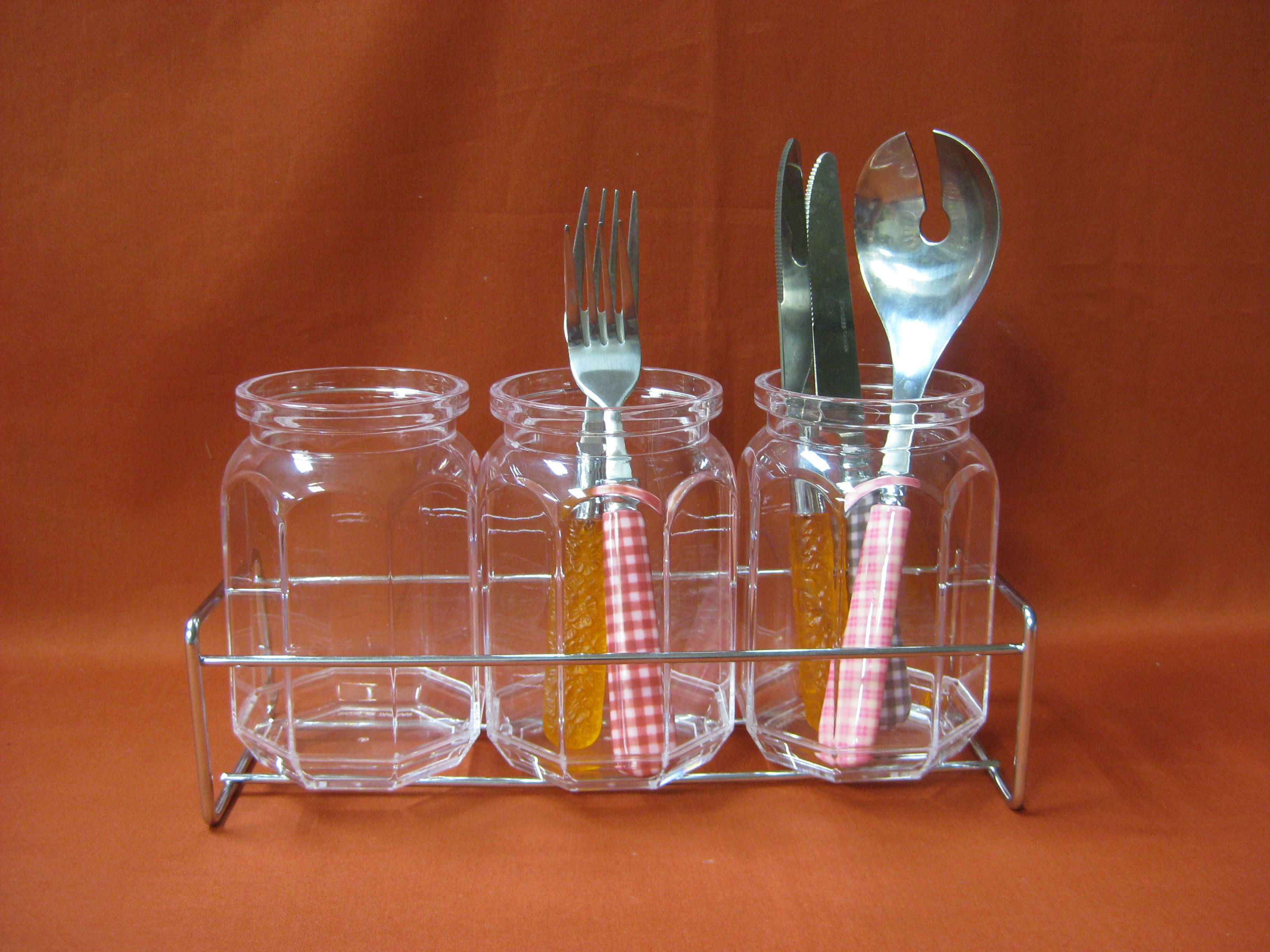 Acrylic Cutlery Caddy II