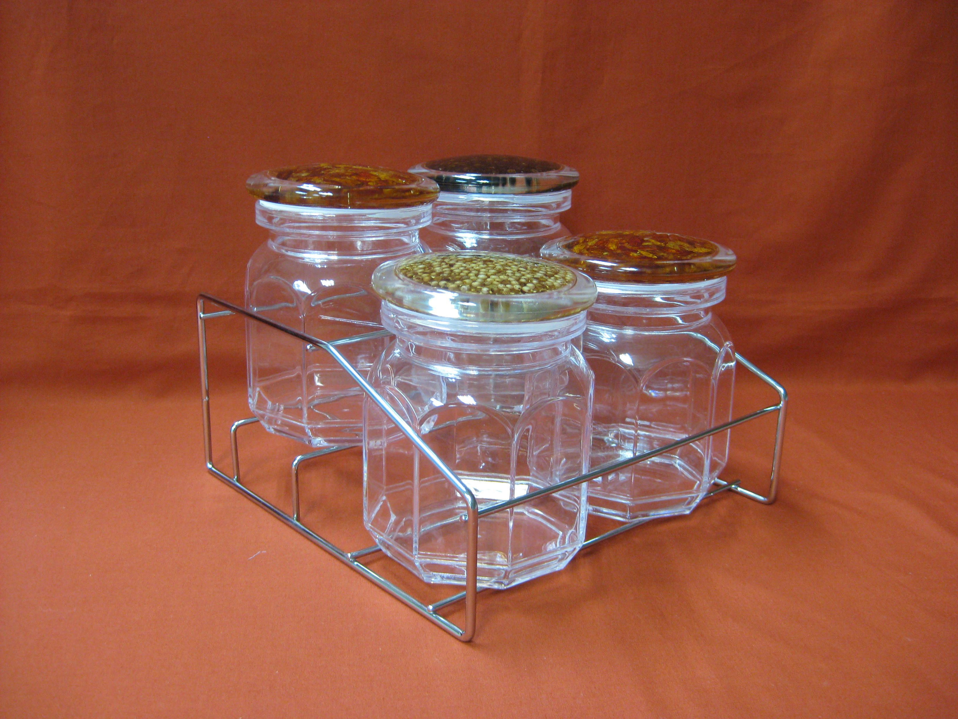 Acrylic Spice Decor Storage Jar V