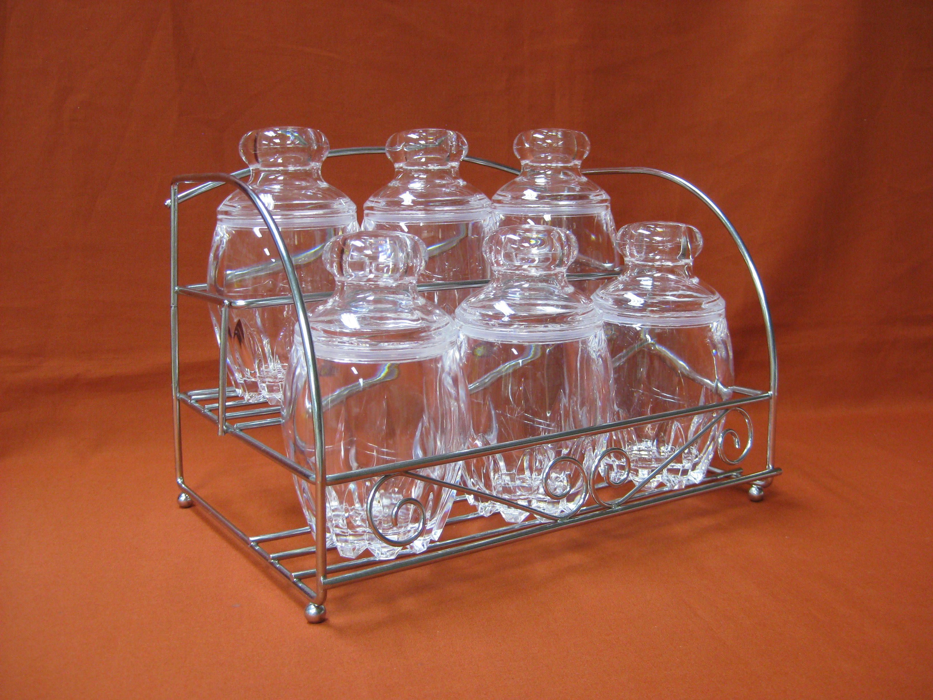 Acrylic Kitchen Storage Jar V