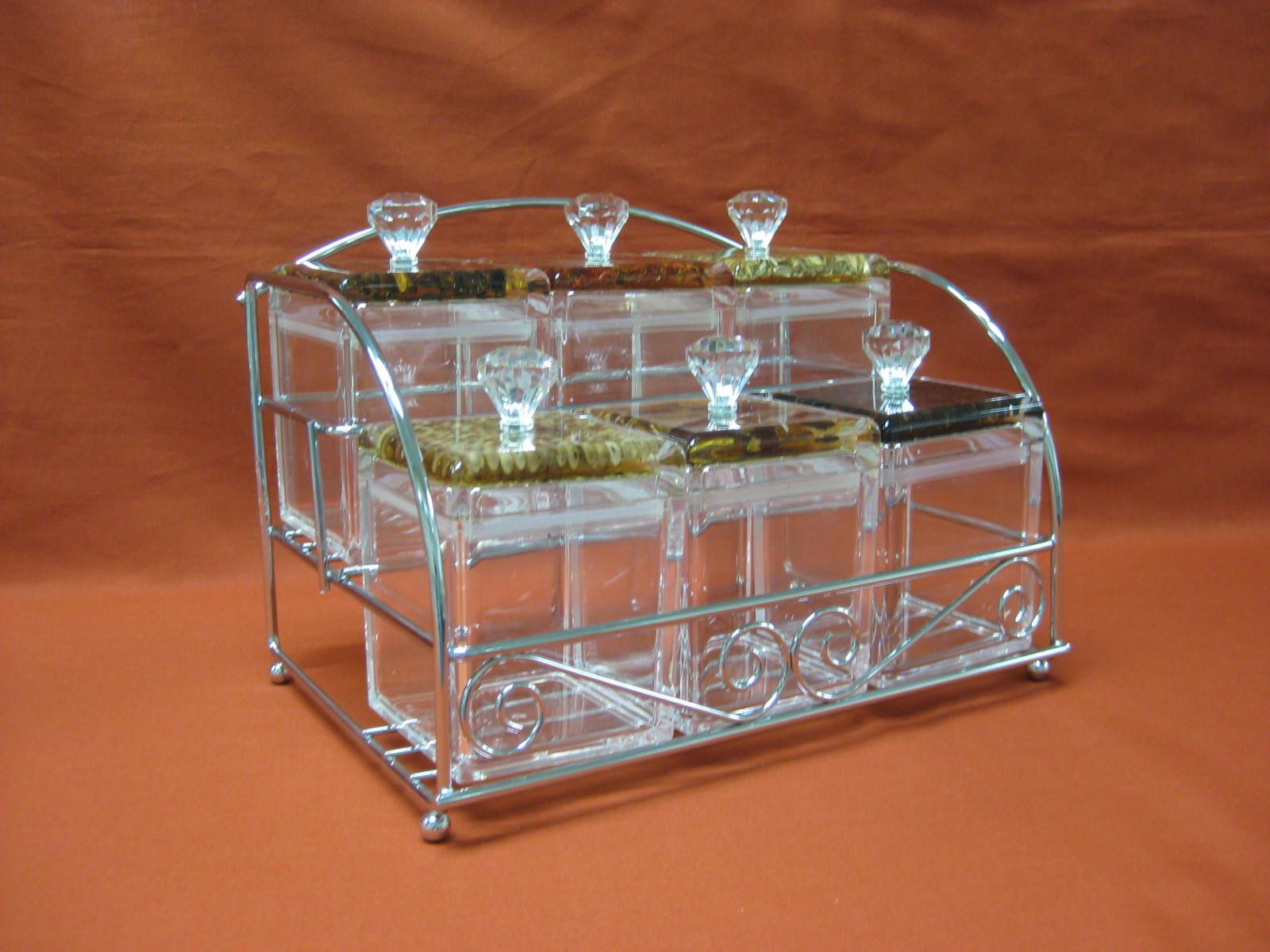 Acrylic Spice Decor Storage Jar IV