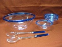 Acrylic 7 Pcs Salad Serving Bowl I