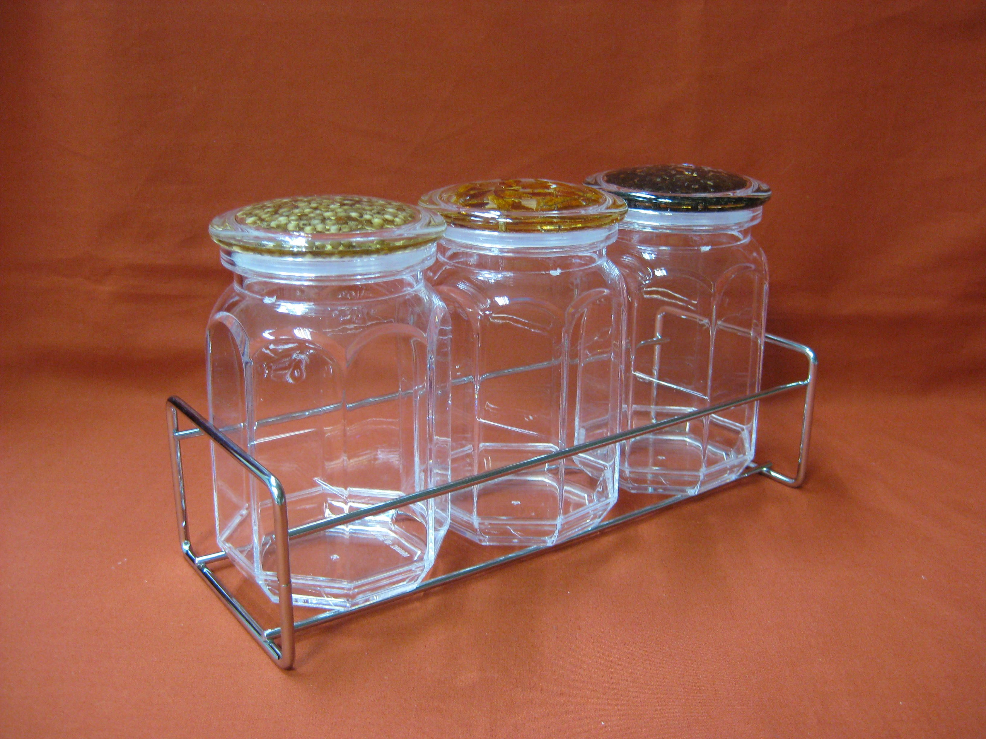 Acrylic Spice Decor Storage Jar V